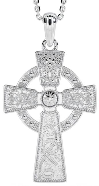 solid silver celtic cross