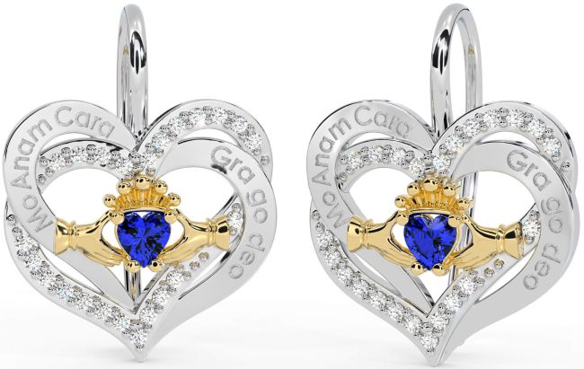 Diamond Sapphire Gold Silver Irish 