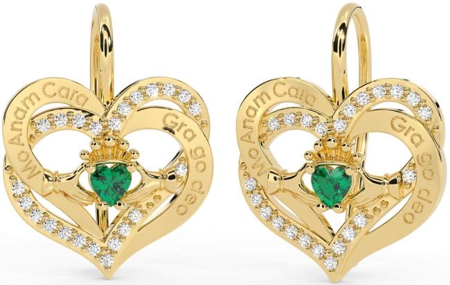 Diamond Emerald Gold Irish 