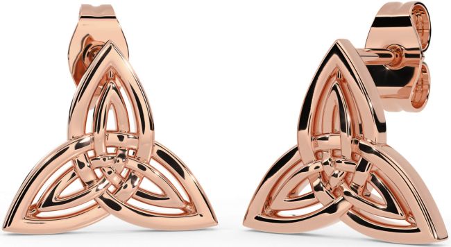 Trinity knot stud on sale earrings