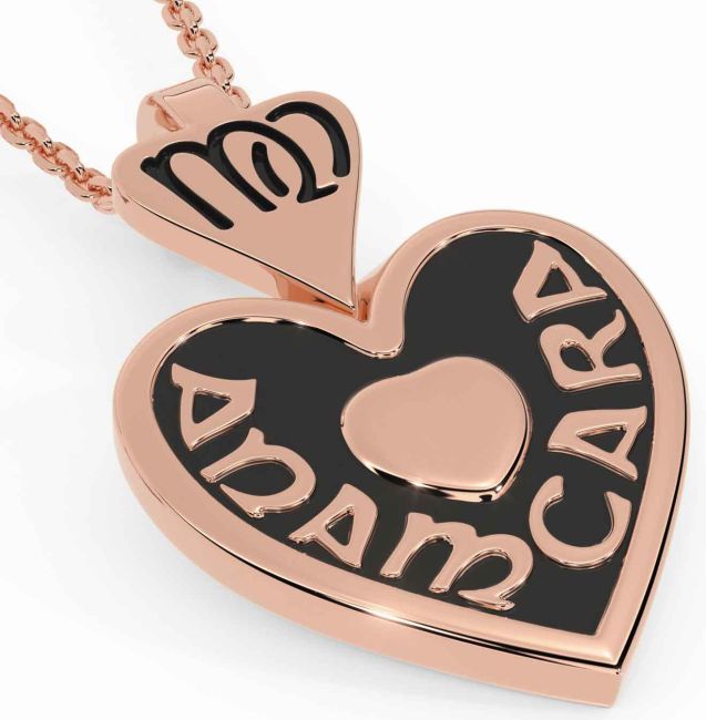 Rose Gold Silver Black Rhodium Irish 