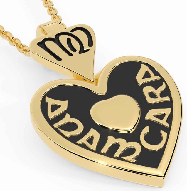 Gold Black Rhodium Irish 