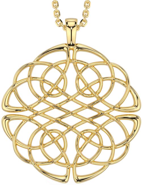 Gold Silver Celtic Necklace