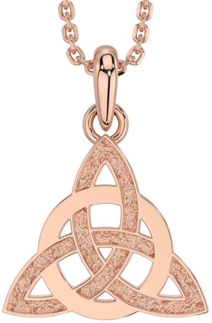 Gold sale triquetra pendant