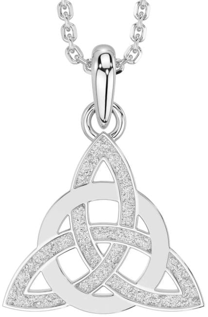 Silver Celtic Trinity Knot Necklace