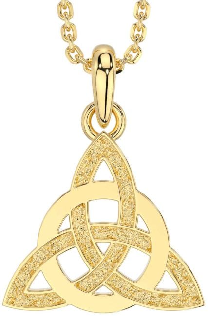 Gold Celtic Trinity Knot Necklace
