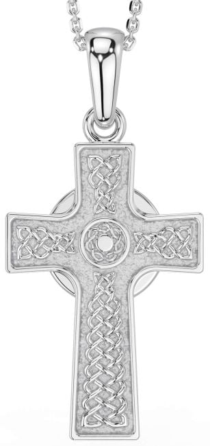 Silver Celtic Cross Necklace