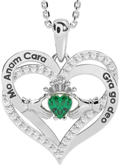Diamond Emerald Silver Irish 