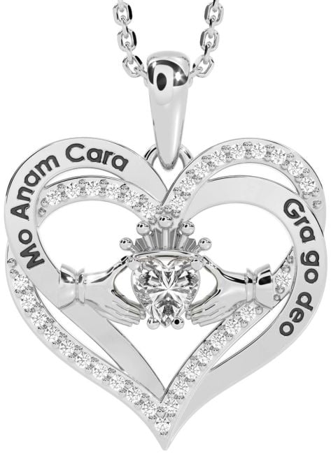 Diamond White Gold Irish 