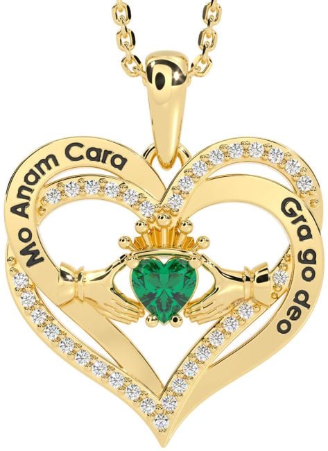 Diamond Emerald Gold Irish 