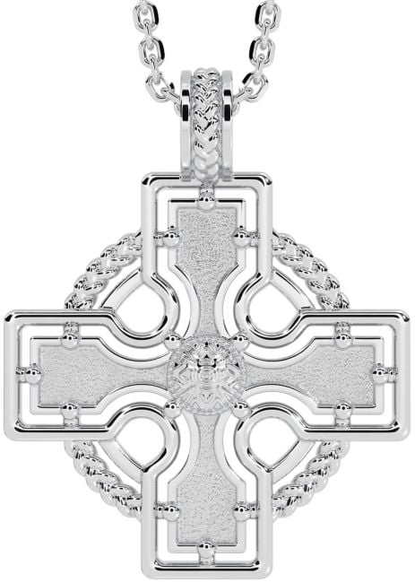 Silver Celtic Cross Necklace