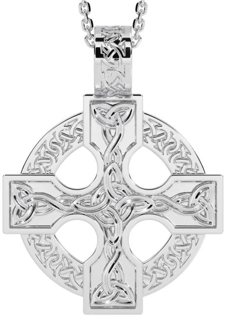 Silver Celtic Cross Necklace