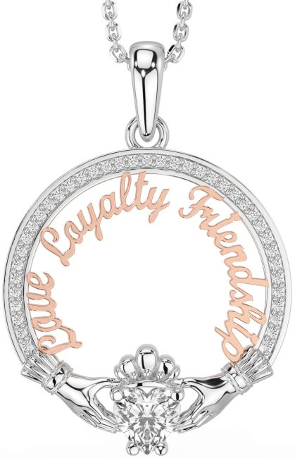 Diamond White Rose Gold Irish 