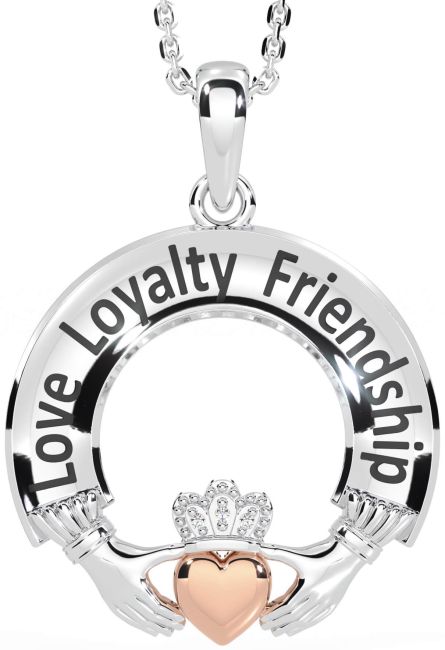 Diamond White Rose Gold Irish 