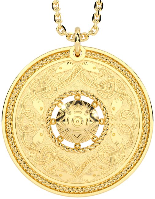 Gold Silver Celtic Warrior Necklace