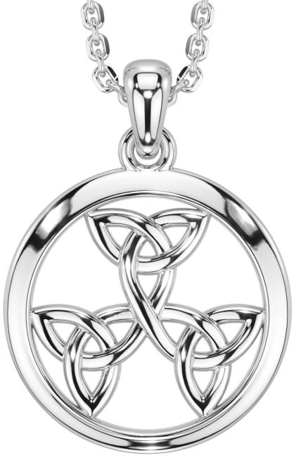 Silver Celtic Trinity Knot Necklace