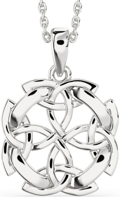 Silver Celtic Trinity Knot Necklace