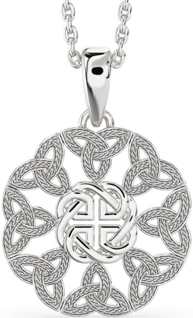 Silver Celtic Trinity Knot Necklace