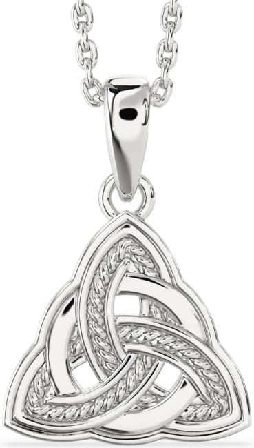 Silver Celtic Trinity Knot Necklace