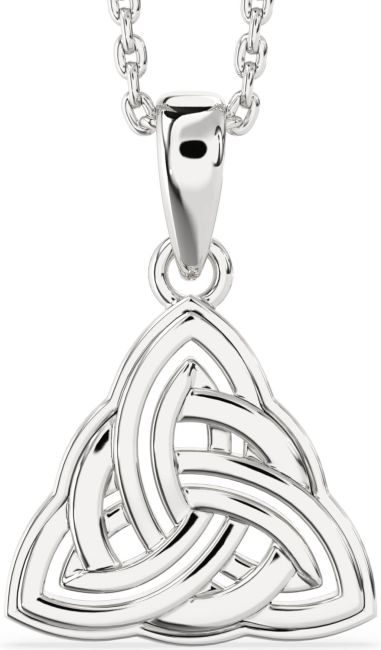 Silver Celtic Trinity Knot Necklace