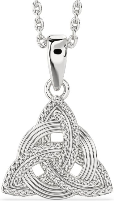 Silver Celtic Trinity Knot Necklace