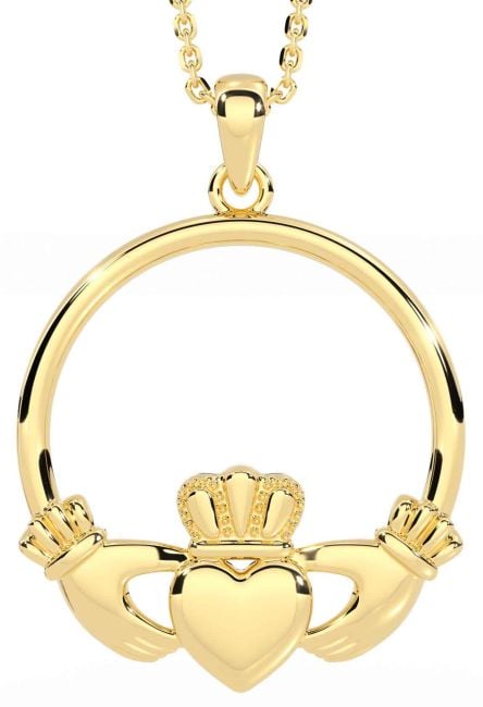 Gold Claddagh Necklace