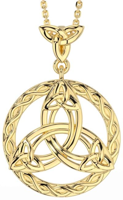 Gold Celtic Trinity Knot Necklace