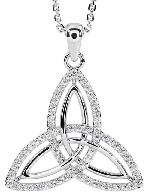 Celtic knot store diamond necklace