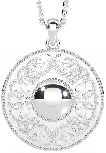 Silver Celtic Warrior Necklace