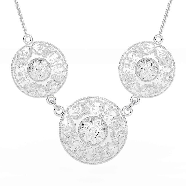 Silver Celtic Warrior Necklace