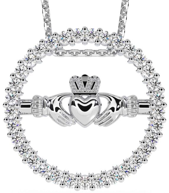 Claddagh hot sale ring necklace