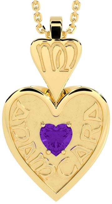 Amethyst Gold Silver Irish 