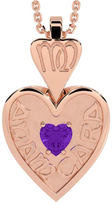 Amethyst Rose Gold Irish 