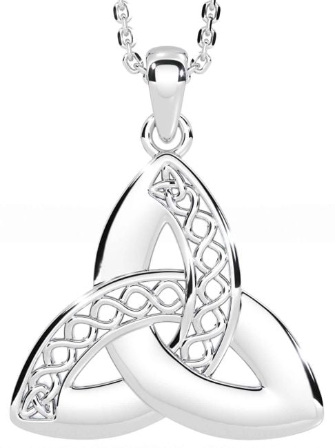 Silver Celtic Trinity Knot Necklace