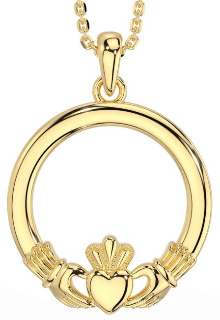 Gold Claddagh Necklace