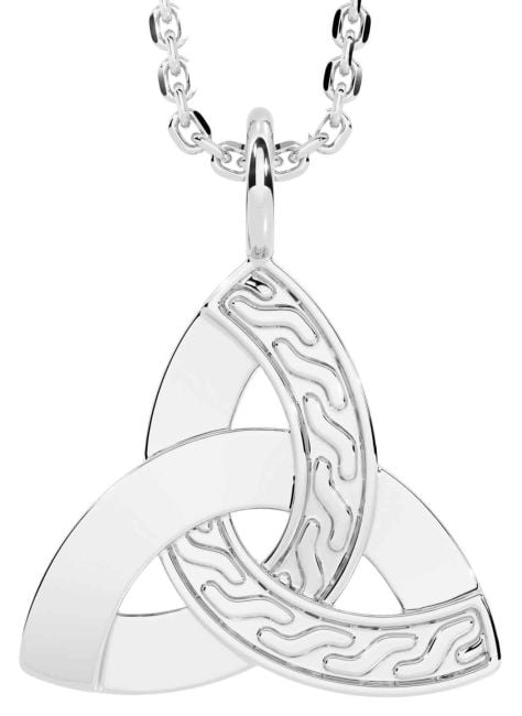 Silver Celtic Trinity Knot Necklace