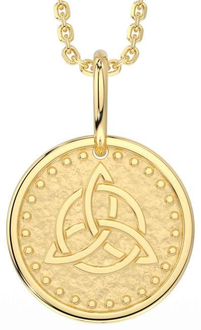 Gold Celtic Trinity Knot Necklace