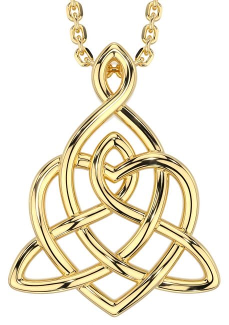 Mens celtic trinity deals knot necklace