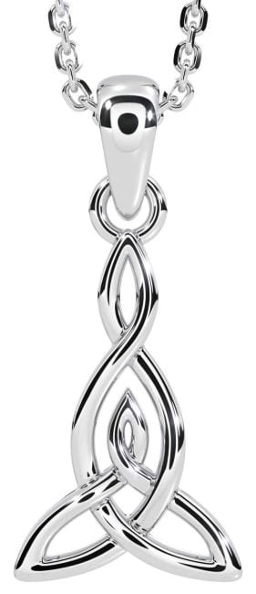 Silver Celtic Trinity Knot Necklace