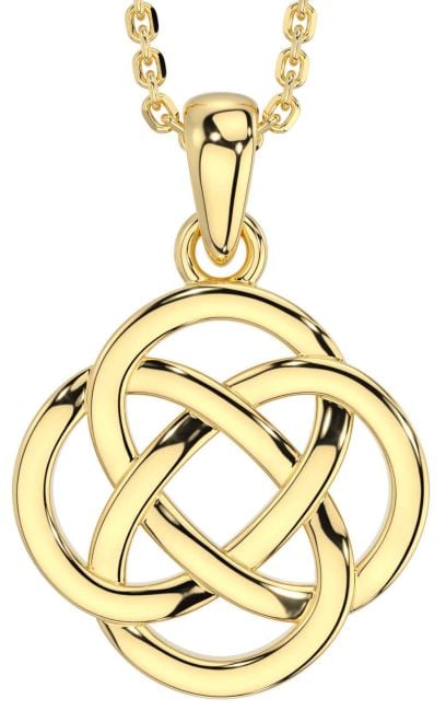 Gold Silver Celtic Necklace