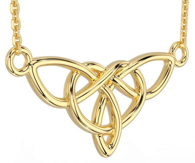 Gold Silver Celtic Necklace