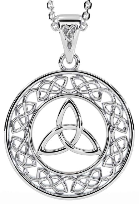 Silver Celtic Trinity Knot Necklace