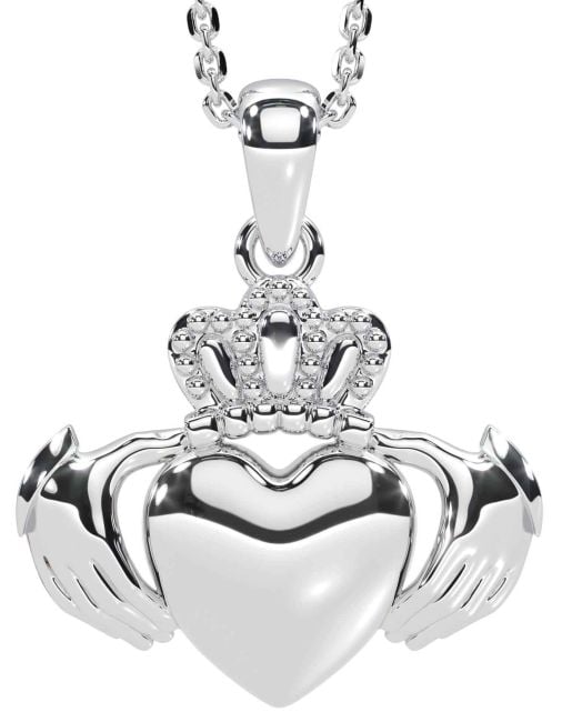 Silver Claddagh Necklace