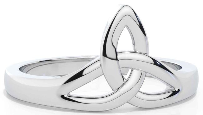 Silver Celtic Trinity Knot Ring