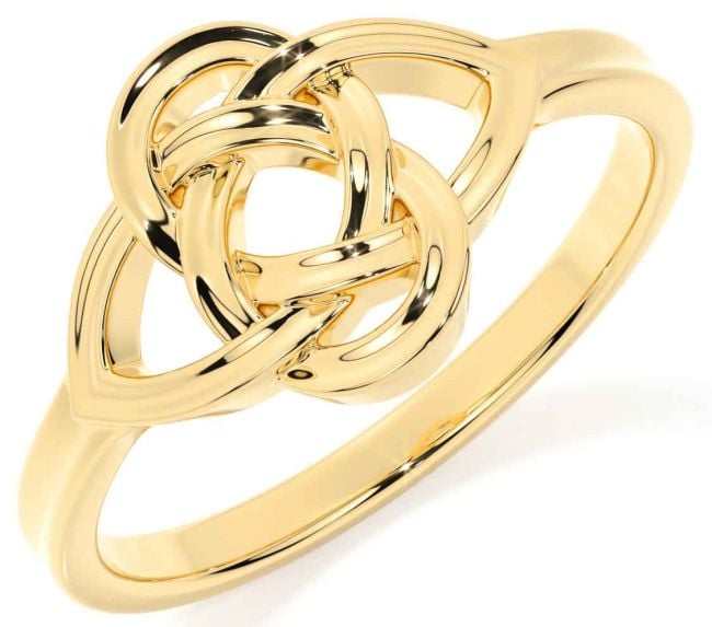 Gold Silver Celtic Ring