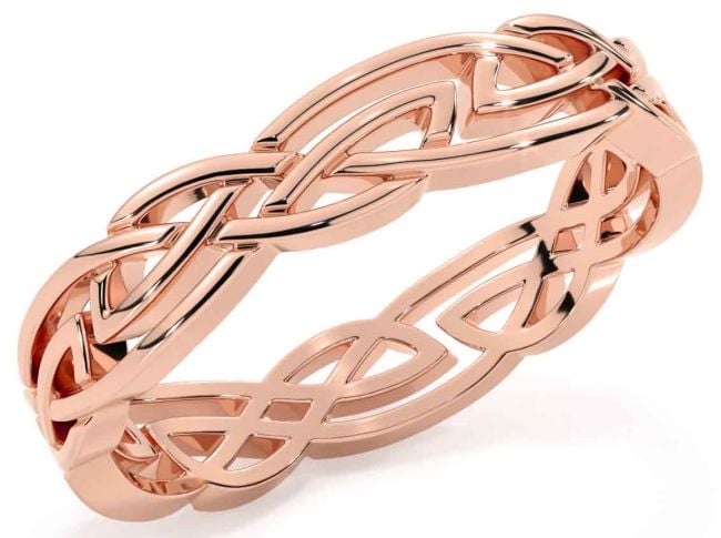 Rose Gold Silber keltisch Ring