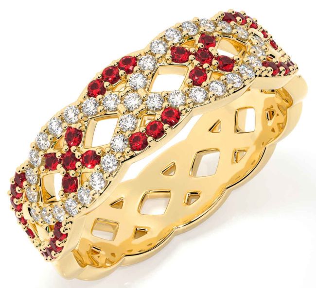 Infinity hot sale ruby ring