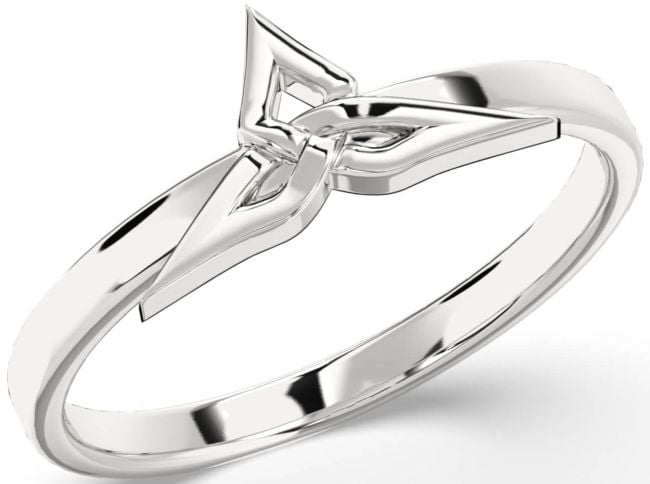 Silver Celtic Trinity Knot Ring