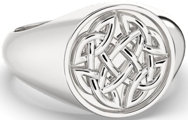 Silver Celtic Ring Mens Ladies Unisex