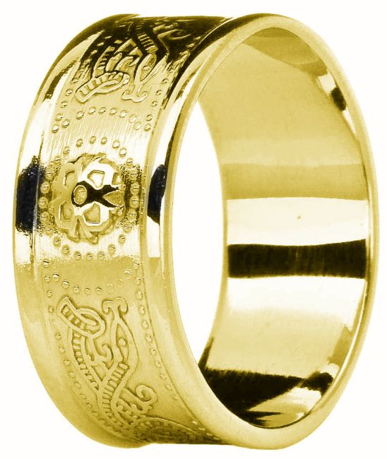 Mens Gold Celtic 